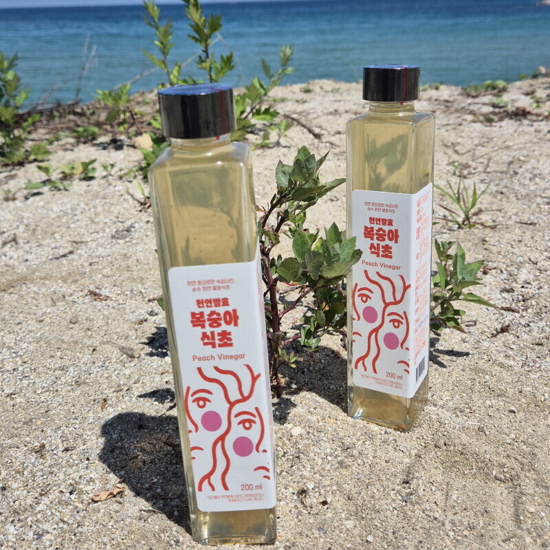 김치바사삭,강릉,초희,복숭아식초,천연발효식초,건강음료